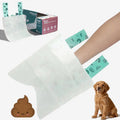 Double-Layer Dog Poop Bags with Paper Towels, Leak-Proof Pet Waste Bags, 50 Count