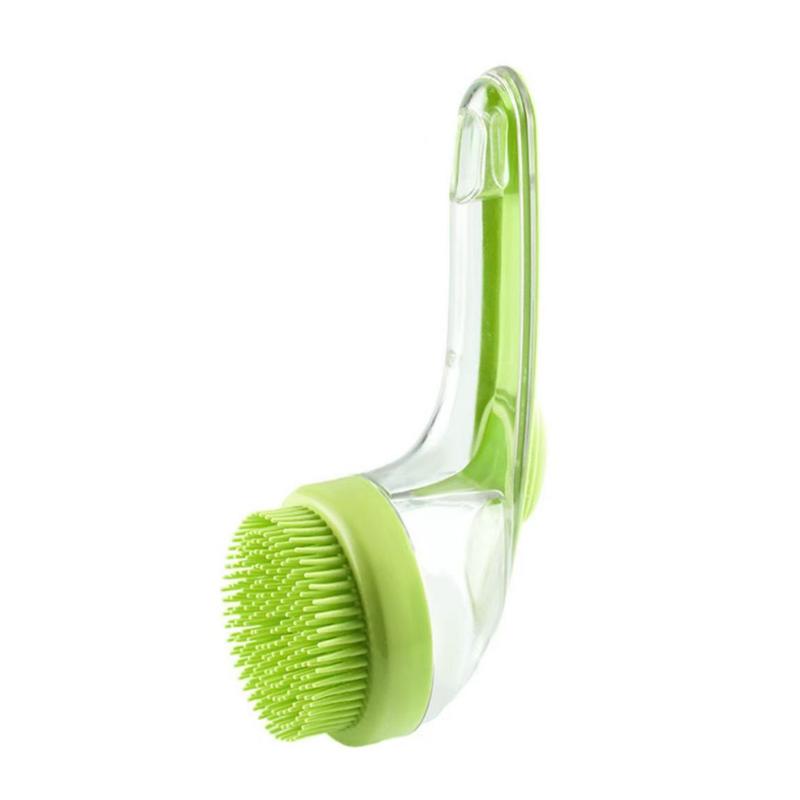 2-in-1 Pet Bath & Grooming Deshedding Brush with Built-in Soap Dispenser