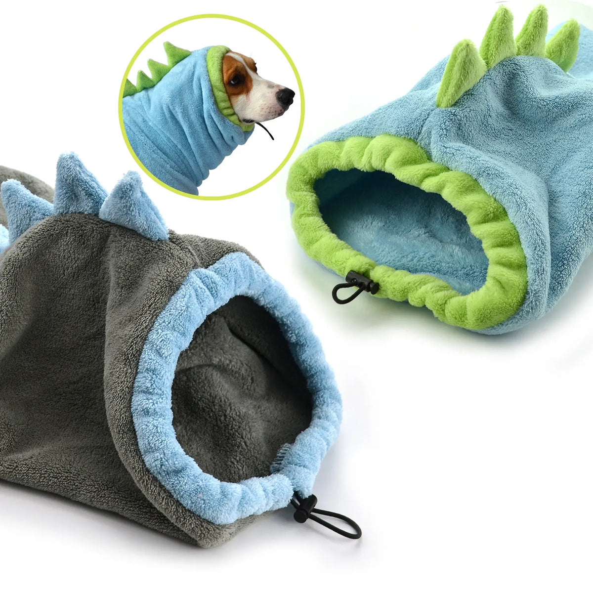 Quick-Dry Dog Bathrobe Pet Towel Set - Adjustable Microfiber for Dogs and Cats